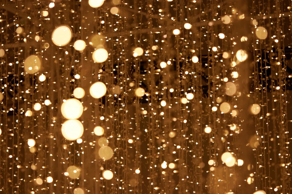 Gold bokeh lights – luxury digital artwork for the Velvet Entertainment Plan 6 Months IPTV subscription