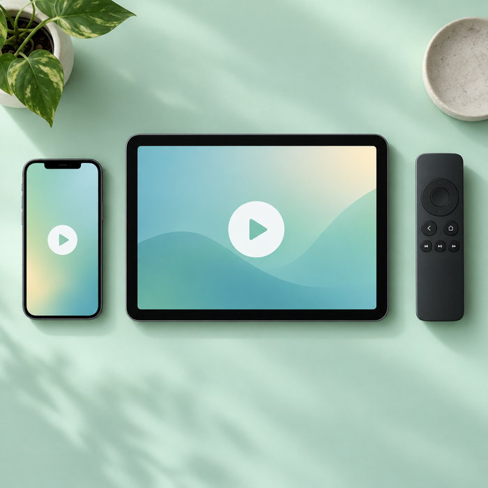 Media access concept image for the 1-month IPTV subscription