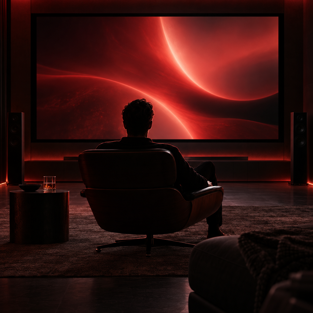 Media experience – luxury digital artwork for the Royal Living Room Plan 12 Months IPTV subscription