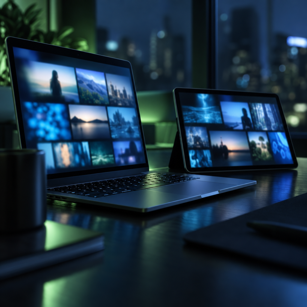 Digital viewing – luxury digital artwork for the Orbit Spotlight Plan 3 Months IPTV subscription
