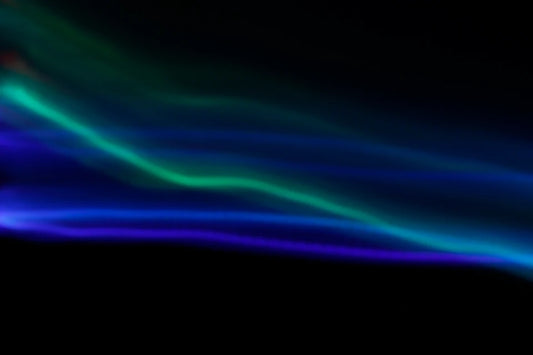 Blue green light wave black – luxury digital artwork for the Violet Digital Pass 3 Months IPTV subscription